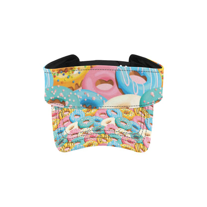 Donut Pattern Print Design DN01 Unisex Sun Visor
