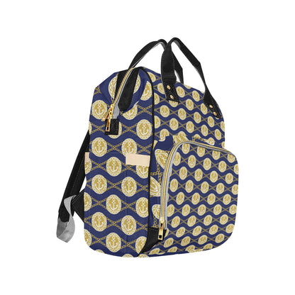 Anchor Luxury Pattern Diaper Bag Backpack