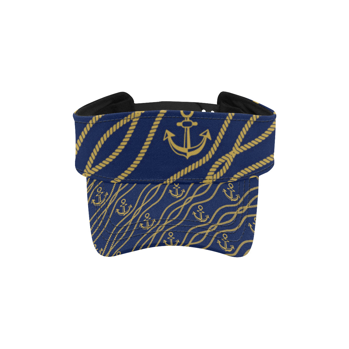 Nautical Anchor Rope  Pattern Unisex Sun Visor