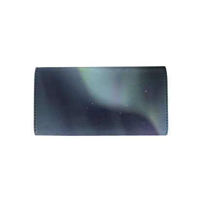 Aurora Borealis Pattern Print Design 01 Women's Trifold Wallet