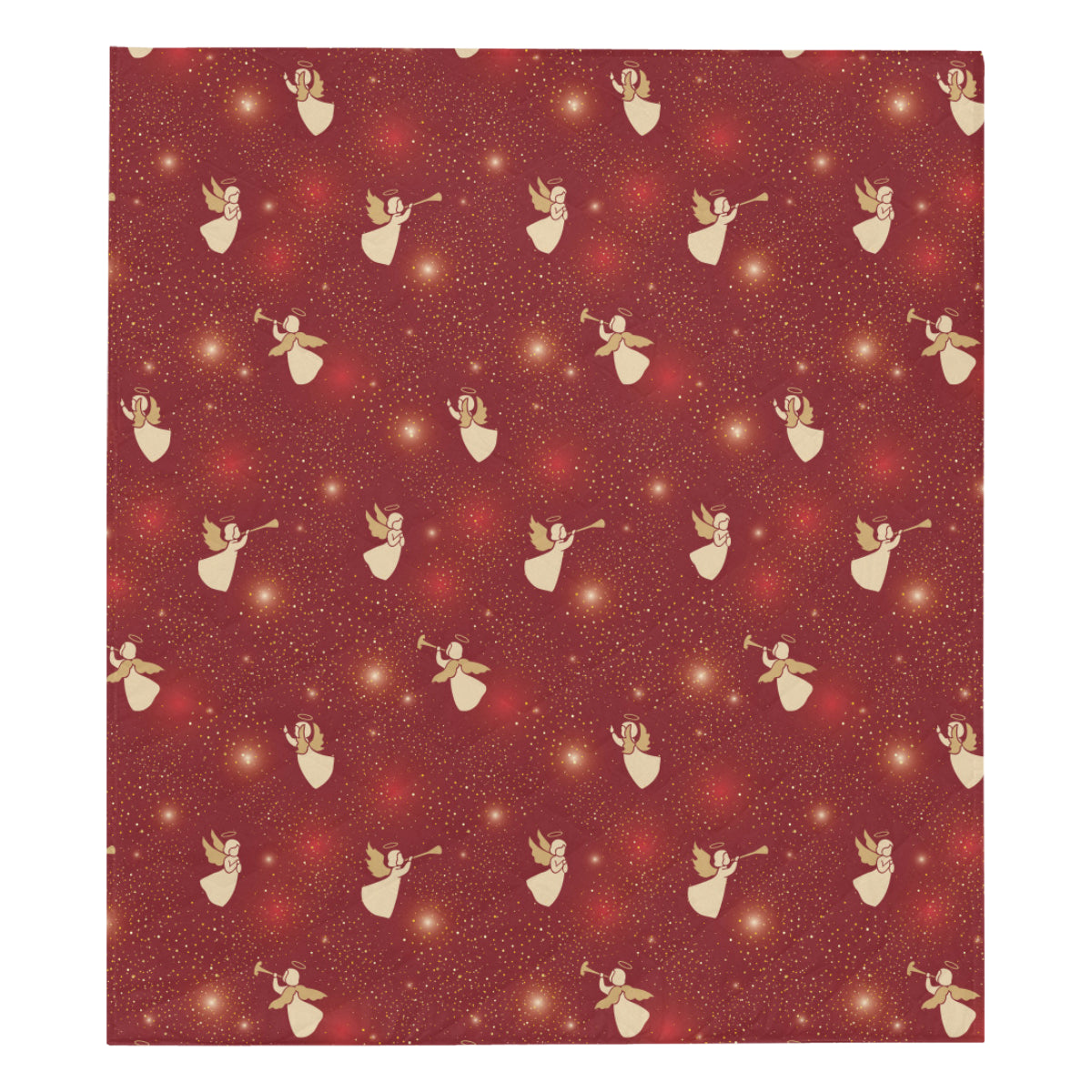 Angel Pattern Print Design 07 Premium Quilt