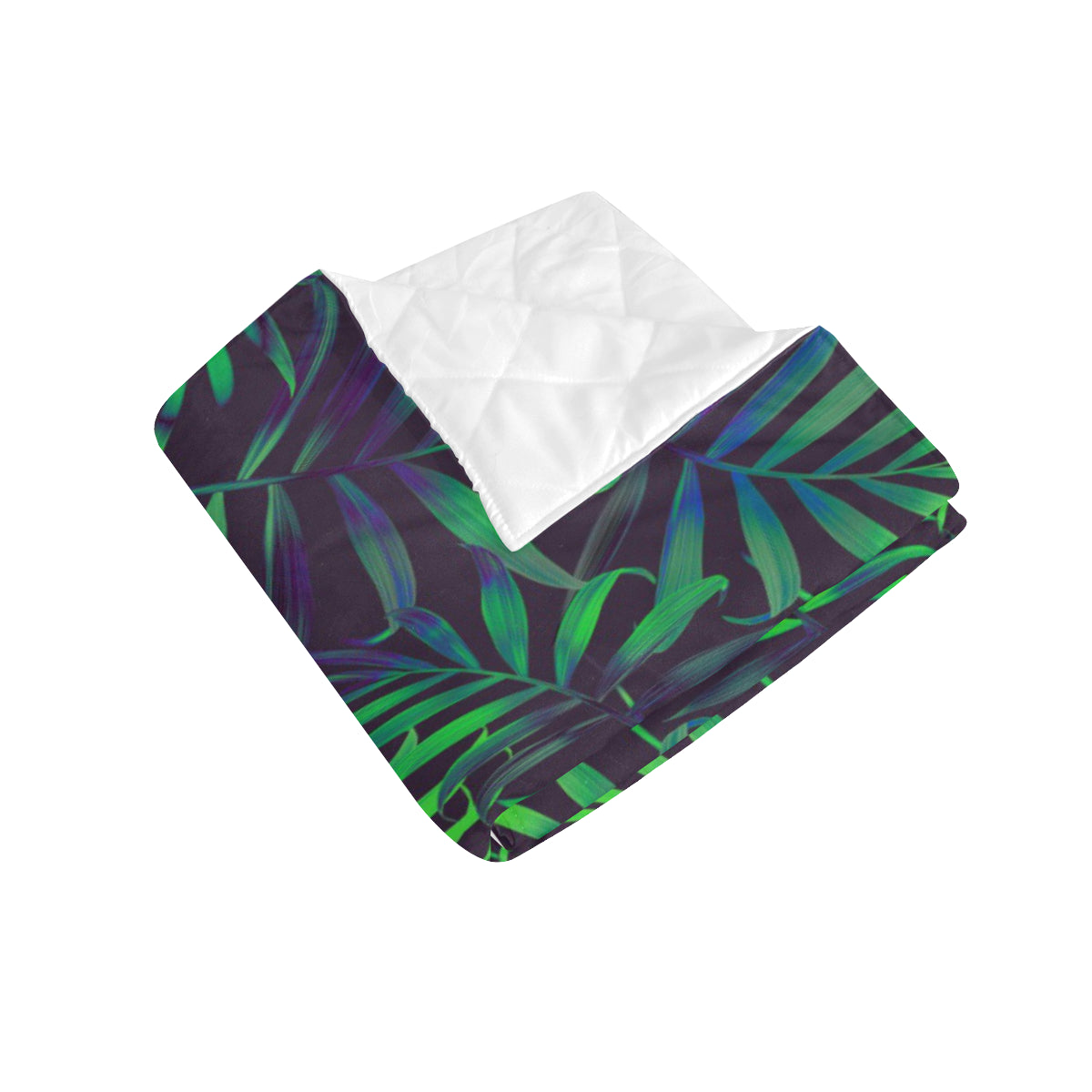 Palm Leaves Pattern Print Design PL01 Premium Quilt