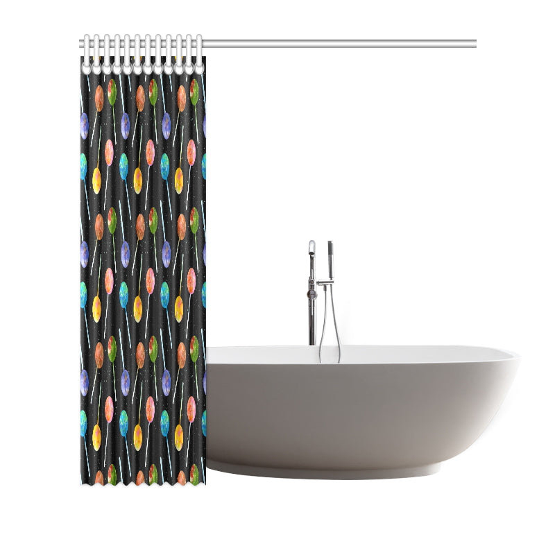 Lollipop Pattern Print Design LL04 Shower Curtain