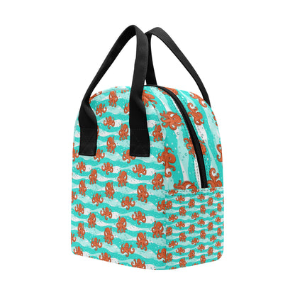 Octopus Cute Design Print Themed Insulated Lunch Bag