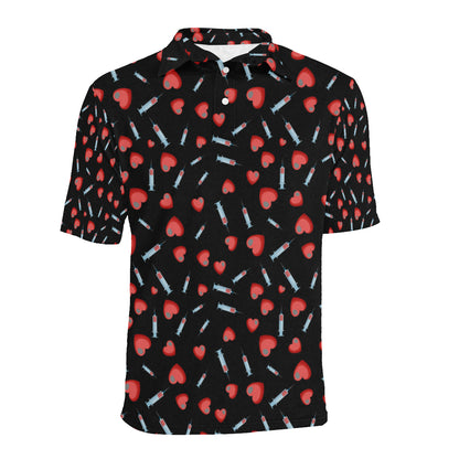 Phlebotomist Medical Concept Men Polo Shirt