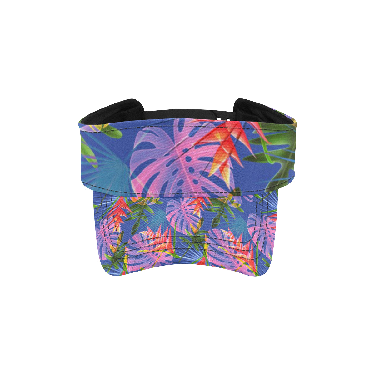 Tropical Flower Pattern Print Design TF025 Unisex Sun Visor