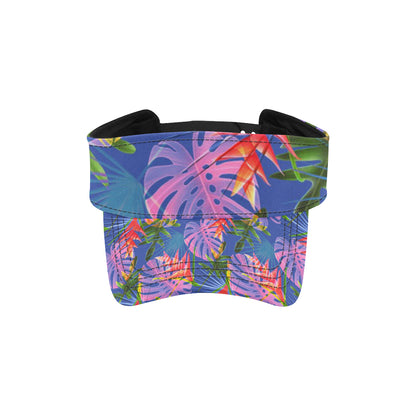 Tropical Flower Pattern Print Design TF025 Unisex Sun Visor