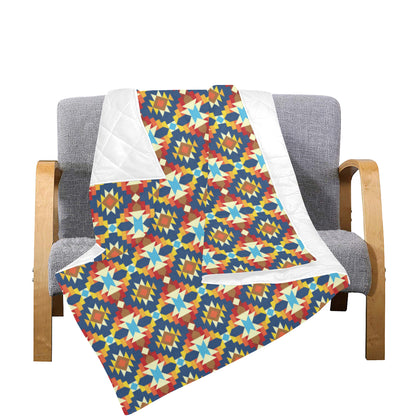 Aztec Pattern Print Design 01 Premium Quilt