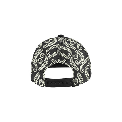 Fern Leave Print Pattern Snapback Cap