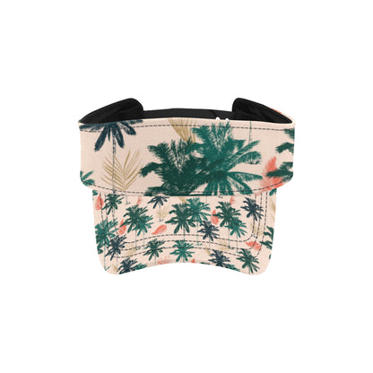 Palm Tree Pattern Print Design PT014 Unisex Sun Visor