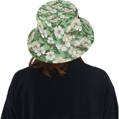Apple blossom Pattern Print Design AB02 Unisex Bucket Hat