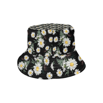 Daisy Pattern Print Design DS07 Unisex Bucket Hat