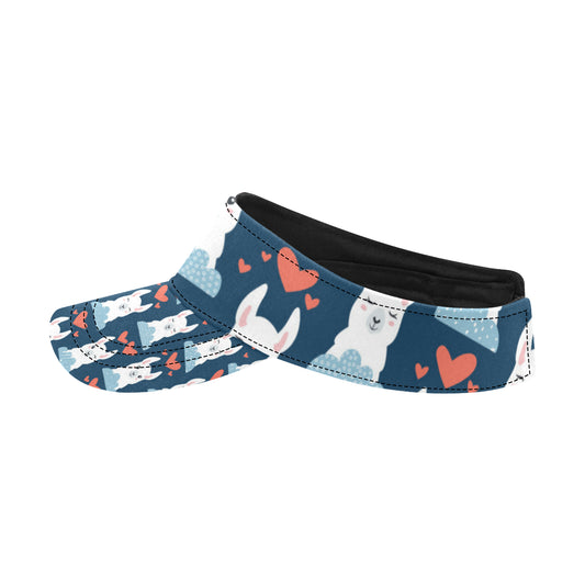 Alpaca Love Pattern Print Design 05 Unisex Sun Visor