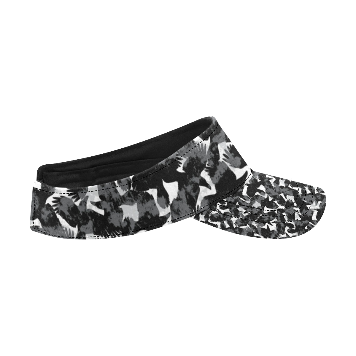 Crow Pattern Print Design 01 Unisex Sun Visor
