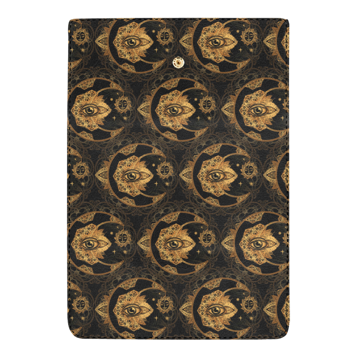 Sun Moon mandala Third eye Women's Trifold Wallet