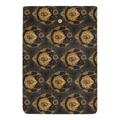 Sun Moon mandala Third eye Women's Trifold Wallet