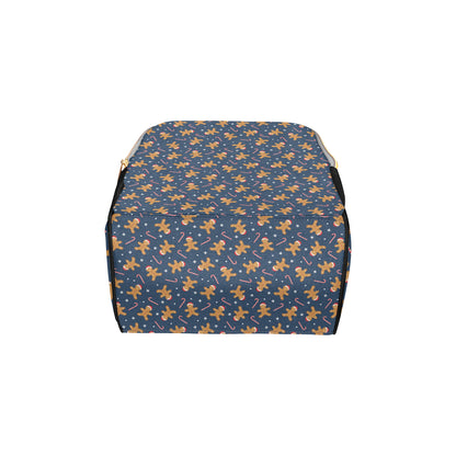 Gingerbread Pattern Print Design 01 Diaper Bag Backpack