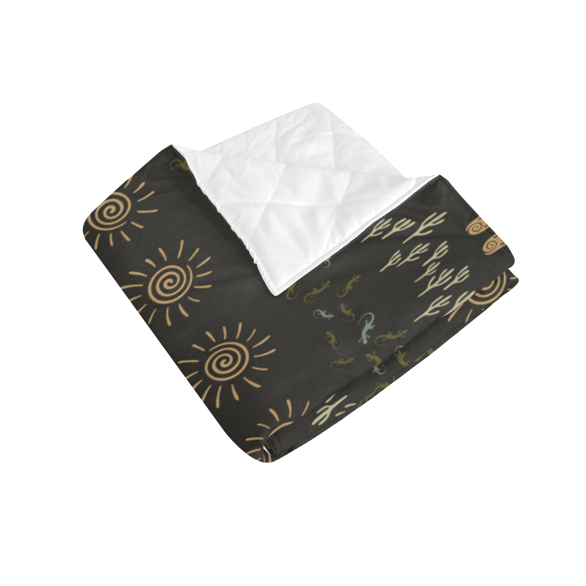 Mayan Pattern Print Design 04 Premium Quilt