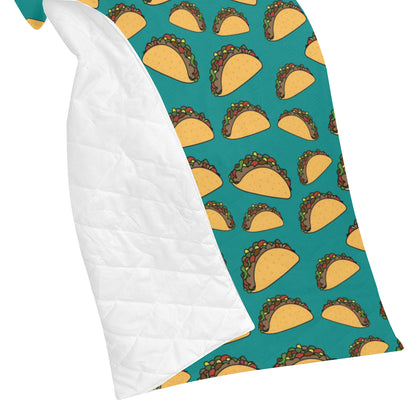 Taco Pattern Print Design TC07 Premium Quilt