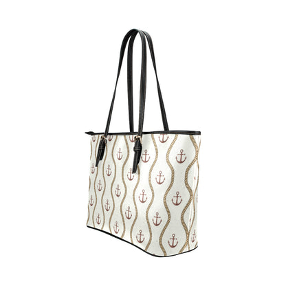 Anchor Classic Leather Tote Bag