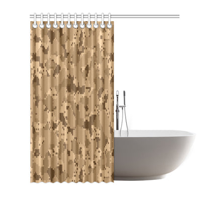 ACU Desert Digital Pattern Print Design 01 Shower Curtain