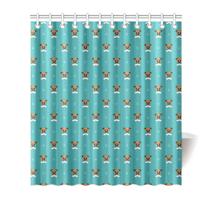Boxers Pattern Print Design 03 Shower Curtain