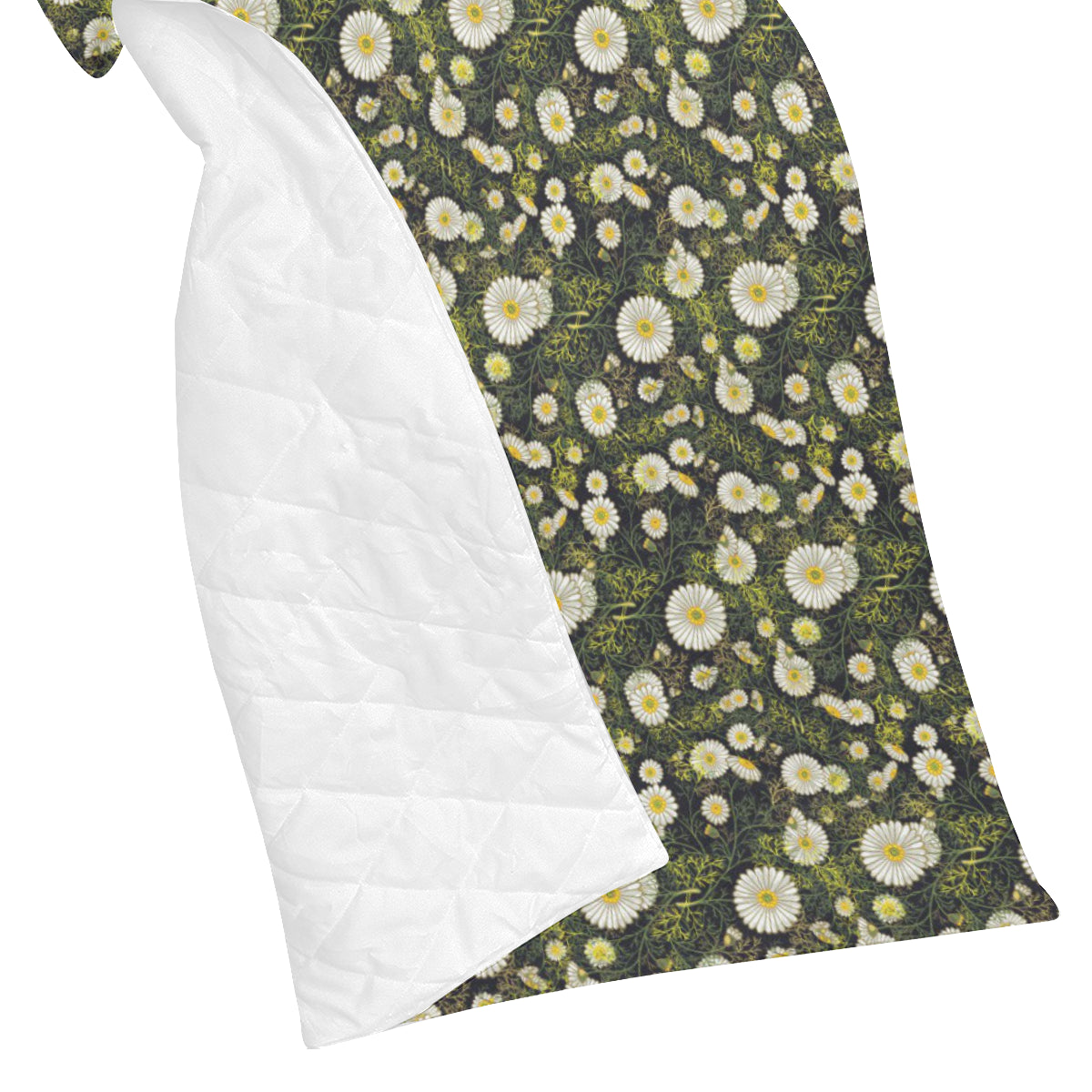Daisy Pattern Print Design 03 Premium Quilt