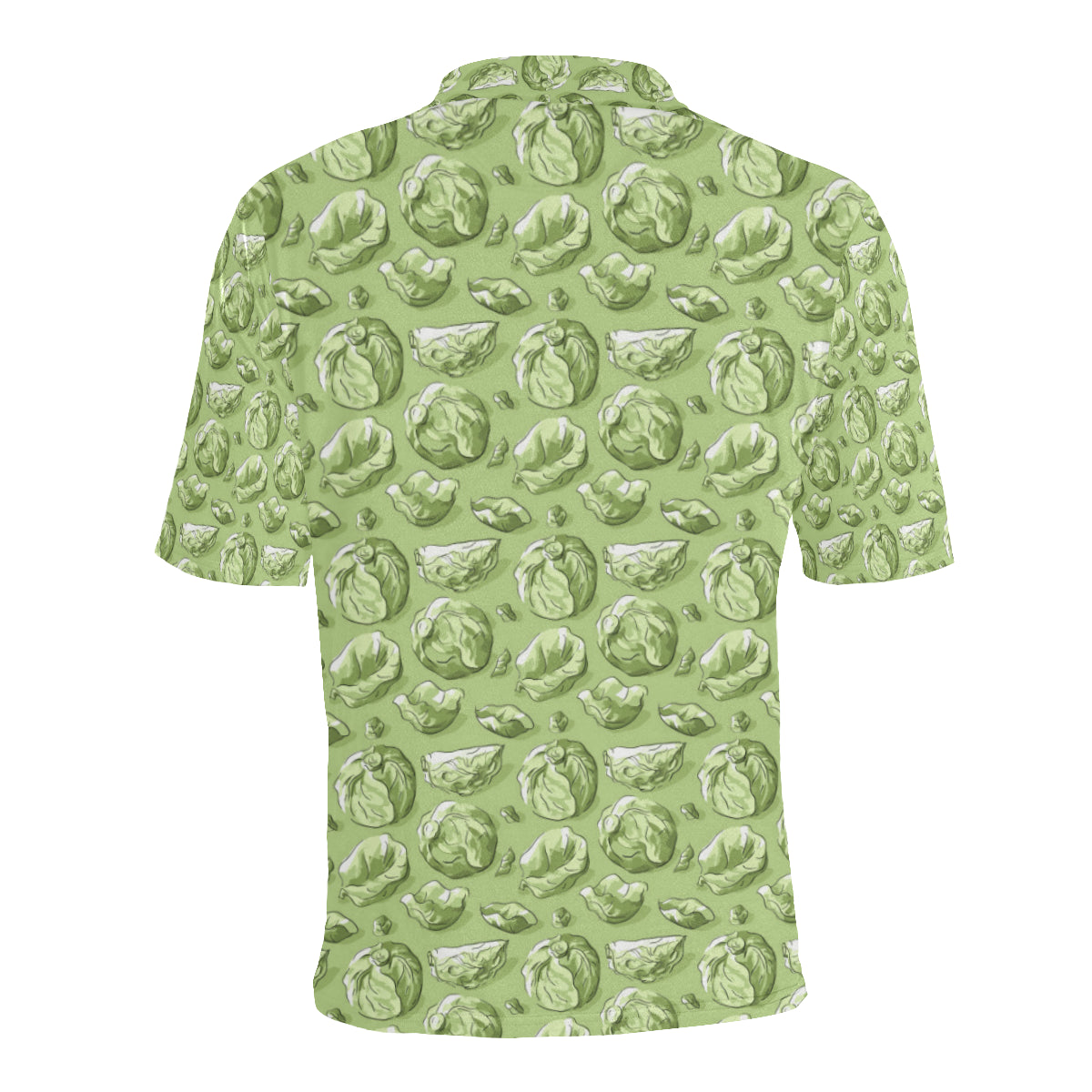 Brussels Sprouts Pattern Print Design 01 Men Polo Shirt