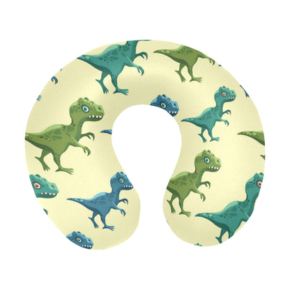 T Rex Pattern Print Design A04 U-Shaped Travel Neck Pillow