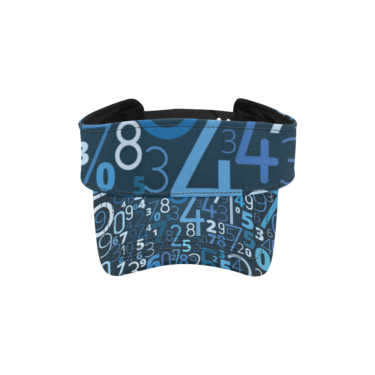 Number Pattern Print Design A02 Unisex Sun Visor