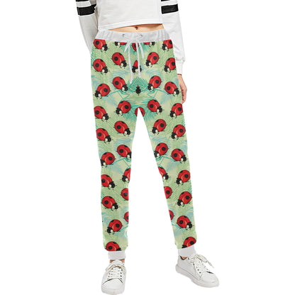 Ladybug Cute Print Pattern Unisex Sweatpants