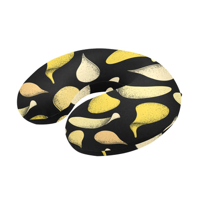 Potato Pattern Print Design A02 U-Shaped Travel Neck Pillow
