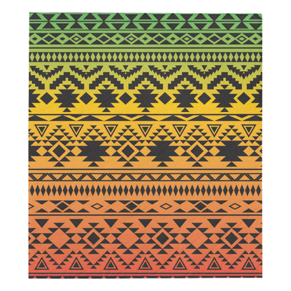 Rastafarian Pattern Print Design A04 Premium Quilt