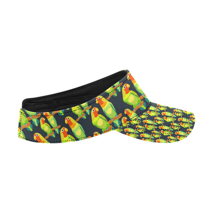 Lovebird Pattern Print Design 01 Unisex Sun Visor