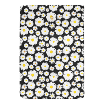 Daisy Pattern Print Design 01 Women's Trifold Wallet