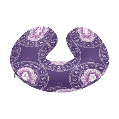 Leo Pattern Print Design 04 U-Shaped Travel Neck Pillow