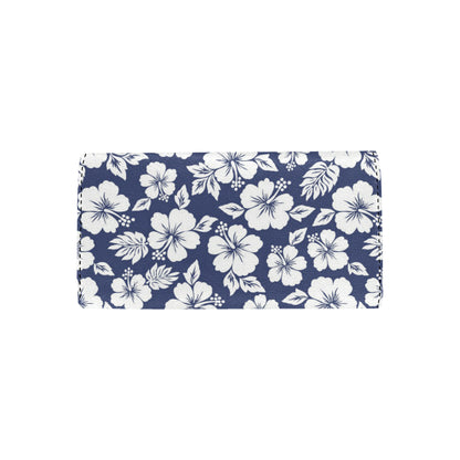 Hibiscus Pattern Print Design HB012 Women's Trifold Wallet