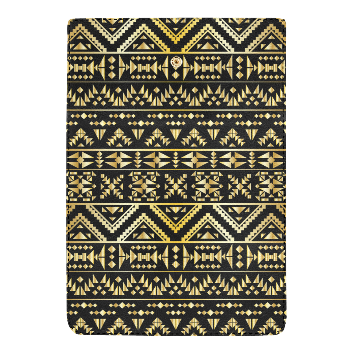 Gold Aztec Tribal Women's Trifold Wallet