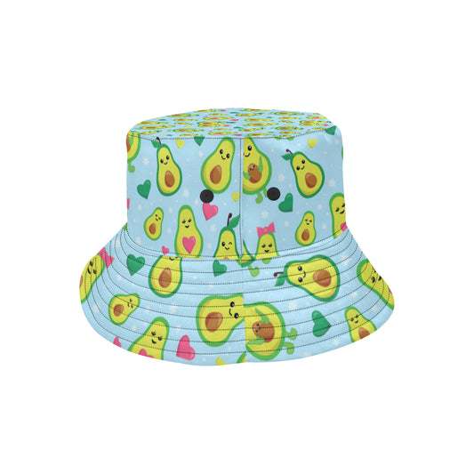 Avocado Pattern Print Design AC09 Unisex Bucket Hat