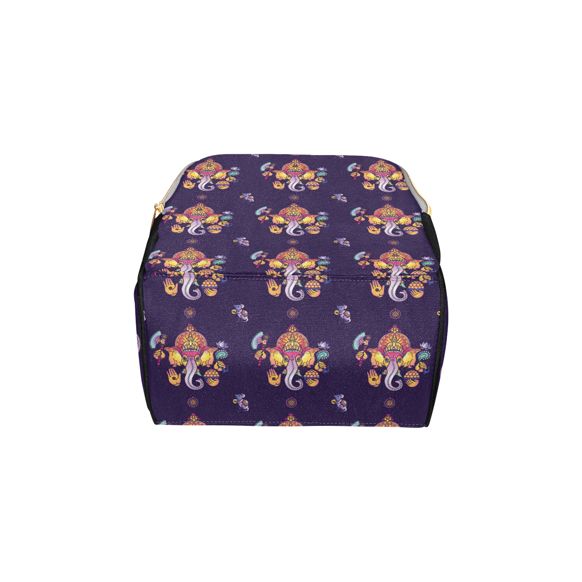 Ganesha Pattern Print Design 04 Diaper Bag Backpack