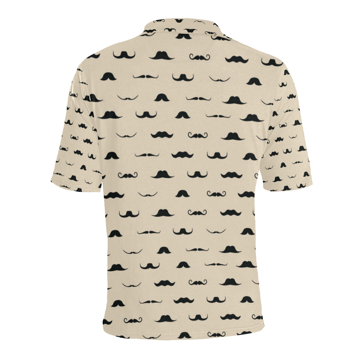 Mustache Pattern Print Design A03 Men Polo Shirt
