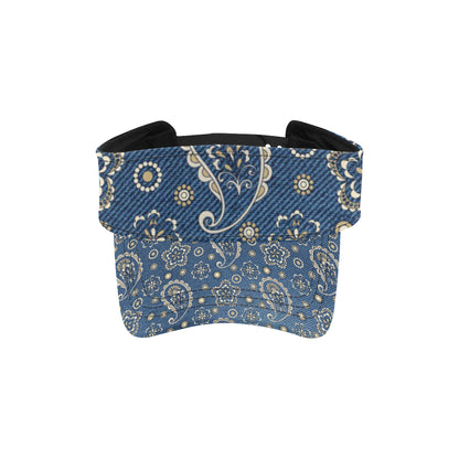 Jean Paisley Pattern Print Design 01 Unisex Sun Visor