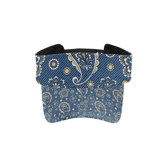 Jean Paisley Pattern Print Design 01 Unisex Sun Visor