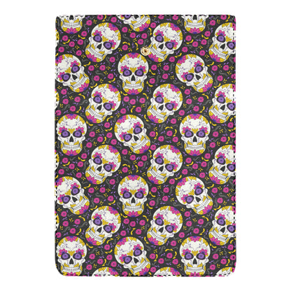 sugar skull Floral Pattern Women's Trifold Wallet