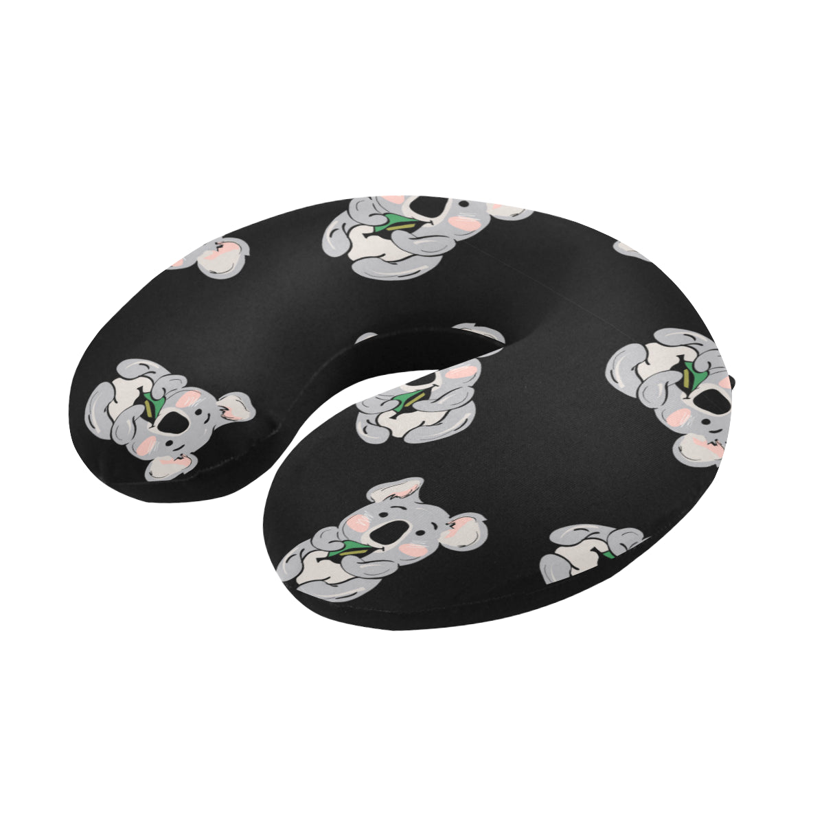 Koala Pattern Print Design 05 U-Shaped Travel Neck Pillow
