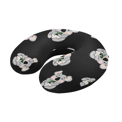 Koala Pattern Print Design 05 U-Shaped Travel Neck Pillow