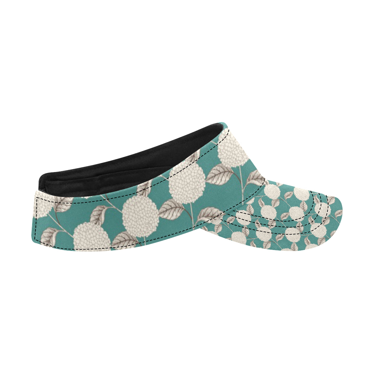 Hydrangea Pattern Print Design HD03 Unisex Sun Visor
