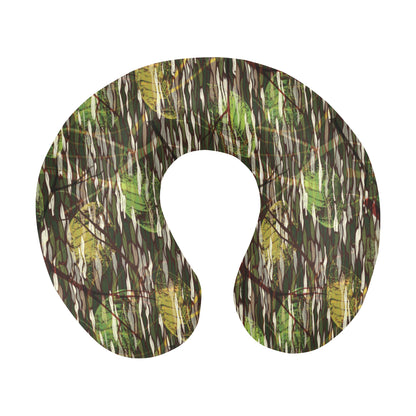 Camouflage Realtree Pattern Print Design 02 U-Shaped Travel Neck Pillow