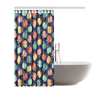 Apple Pattern Print Design AP09 Shower Curtain