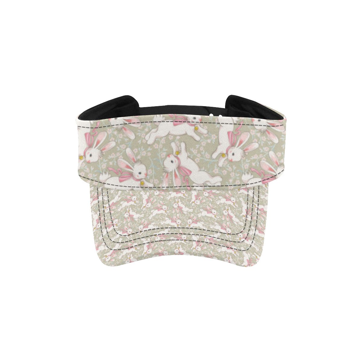Bunny Pattern Print Design 06 Unisex Sun Visor